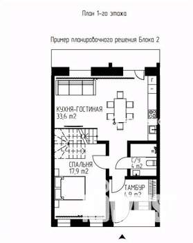 Дом 122м², 2-этажный, участок 3 сот.  