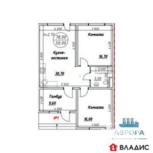 Дом 80м², 2-этажный, участок 2 сот.  