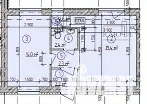 Таунхаус 86м², 2-этажный, участок 1 сот.  