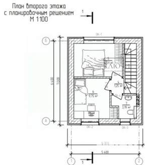 Таунхаус 60м², 2-этажный, участок 2 сот.  