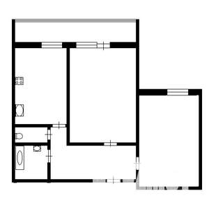 2-к квартира, на длительный срок, 49м2, 2/5 этаж