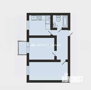 2-к квартира, вторичка, 61м2, 2/3 этаж