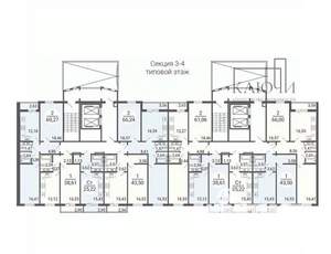 2-к квартира, вторичка, 62м2, 4/10 этаж
