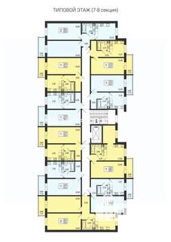 2-к квартира, вторичка, 51м2, 7/10 этаж