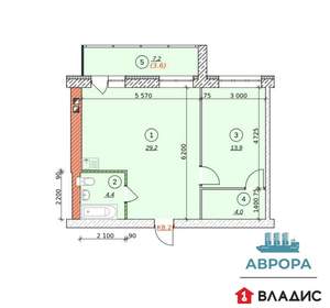 1-к квартира, вторичка, 37м2, 3/4 этаж