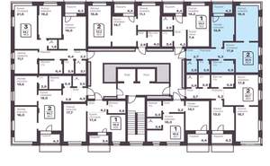 2-к квартира, вторичка, 66м2, 14/17 этаж