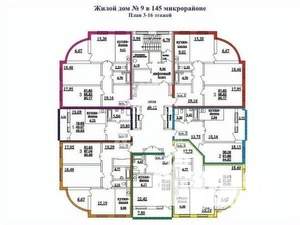 3-к квартира, сданный дом, 90м2, 7/16 этаж