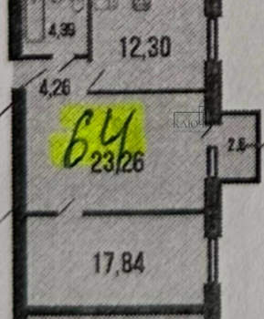 2-к квартира, вторичка, 61м2, 2/3 этаж