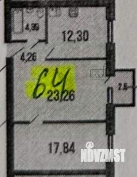 2-к квартира, вторичка, 61м2, 2/3 этаж