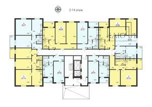 1-к квартира, вторичка, 36м2, 7/14 этаж