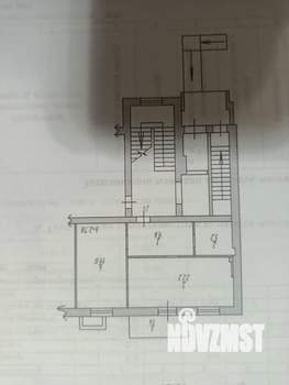 1-к квартира, вторичка, 56м2, 1/3 этаж