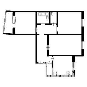 3-к квартира, вторичка, 66м2, 5/5 этаж