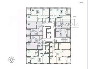 2-к квартира, вторичка, 58м2, 3/9 этаж