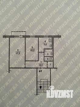 2-к квартира, вторичка, 44м2, 4/5 этаж