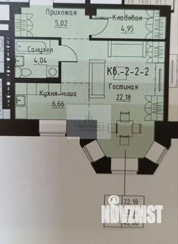 1-к квартира, вторичка, 42м2, 2/4 этаж