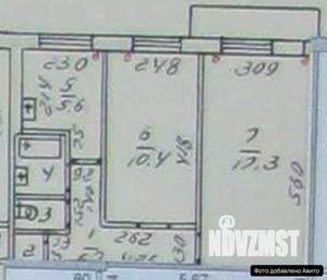 2-к квартира, вторичка, 44м2, 2/5 этаж