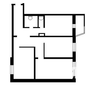 3-к квартира, вторичка, 83м2, 2/9 этаж