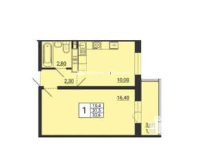 1-к квартира, вторичка, 33м2, 5/10 этаж
