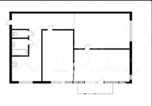 3-к квартира, вторичка, 54м2, 3/5 этаж