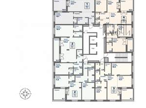 2-к квартира, вторичка, 58м2, 9/9 этаж