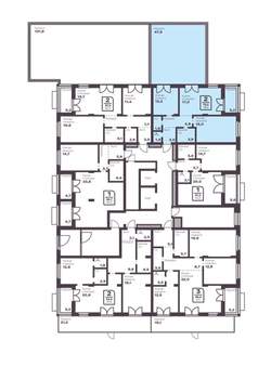 2-к квартира, вторичка, 58м2, 2/10 этаж