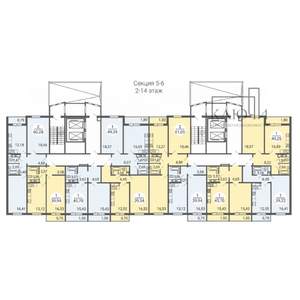 1-к квартира, вторичка, 45м2, 6/16 этаж