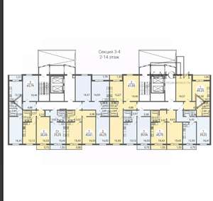 1-к квартира, вторичка, 39м2, 14/16 этаж