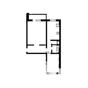 2-к квартира, вторичка, 70м2, 1/17 этаж
