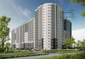 1-к квартира, строящийся дом, 42м2, 3/14 этаж