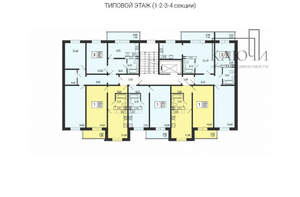 1-к квартира, вторичка, 32м2, 4/10 этаж