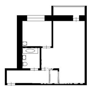 1-к квартира, вторичка, 32м2, 2/5 этаж