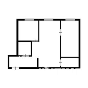 2-к квартира, вторичка, 44м2, 1/5 этаж