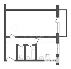 1-к квартира, вторичка, 31м2, 2/9 этаж