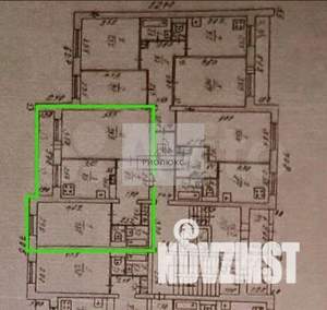 2-к квартира, вторичка, 53м2, 1/9 этаж