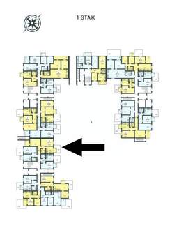 2-к квартира, вторичка, 73м2, 1/3 этаж