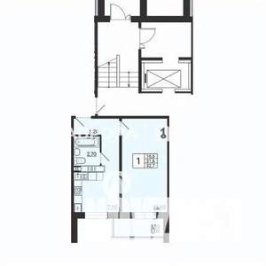 1-к квартира, вторичка, 33м2, 3/10 этаж