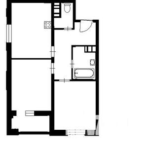 2-к квартира, вторичка, 53м2, 8/9 этаж