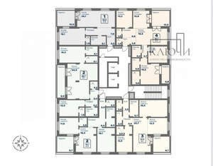 3-к квартира, строящийся дом, 84м2, 9/9 этаж