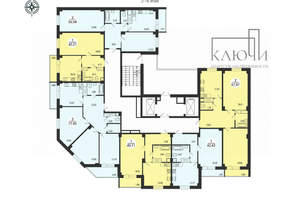 1-к квартира, строящийся дом, 42м2, 3/14 этаж