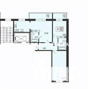 2-к квартира, вторичка, 62м2, 5/10 этаж