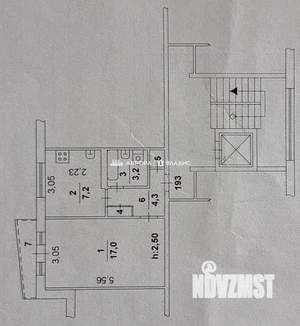 1-к квартира, вторичка, 33м2, 4/9 этаж