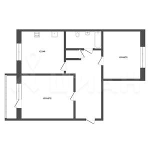 2-к квартира, вторичка, 65м2, 4/10 этаж