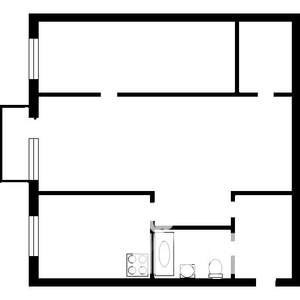 2-к квартира, вторичка, 47м2, 7/9 этаж