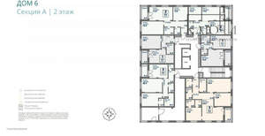 2-к квартира, строящийся дом, 60м2, 2/10 этаж