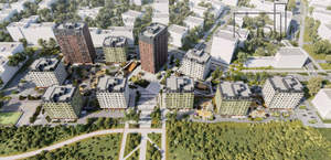 3-к квартира, строящийся дом, 84м2, 9/9 этаж