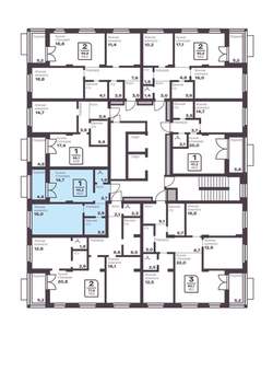 1-к квартира, вторичка, 42м2, 5/17 этаж