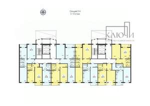 1-к квартира, вторичка, 42м2, 4/16 этаж