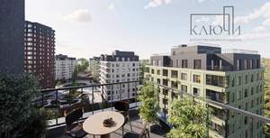 1-к квартира, строящийся дом, 34м2, 14/16 этаж