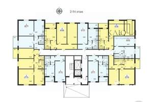 2-к квартира, вторичка, 61м2, 5/14 этаж