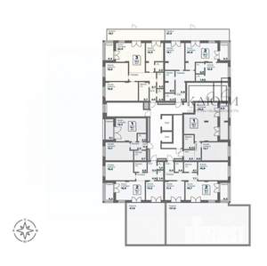 2-к квартира, вторичка, 43м2, 2/9 этаж